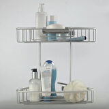 Paloma 2'li Alüminyum Duş Rafı