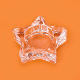 Deco Star Mumluk - Şeffaf - 6,8x3 cm