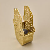 Etnik Metal Mumluk - Gold - 10 cm