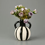 Pottery Vazo - Siyah - 20 cm