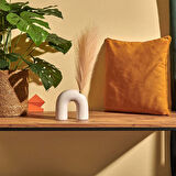 Dekoratif Tüy - Turuncu - 44 cm