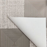 Kare Pvc Masa Örtüsü - Antrasit - 140x140 cm