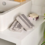 Soft Moneo 2'li Havlu Seti - Antrasit - 30x30 cm
