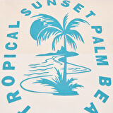 Soft Tropical Çanta - Ekru - 50x45 cm