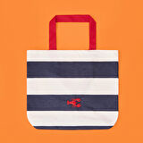 Soft Seahorse Çanta - Lacivert - 50x45 cm