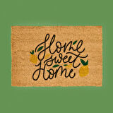 Home Koko Home Sweet Home Kapı Önü Paspası - Renkli - 40x60 cm