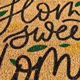 Home Koko Home Sweet Home Kapı Önü Paspası - Renkli - 40x60 cm