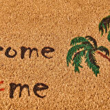 Home Paume Koko Palmiye Desenli Kapı Paspası - Renkli - 40x60 cm