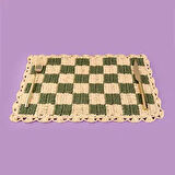 Soft Dama Supla - Bej / Yeşil - 30x45 cm