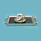 Kitchen Mini Tepsi - Silver - 29x18 cm