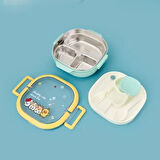 Figürlü Yemek Kabı - Yeşil / Sarı - 700 ml