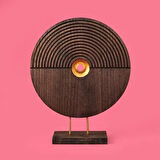 Deco Masif Ahşap Etnik Dekor - Kahverengi - 40 cm