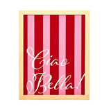 Deco Bright Holidays Duvar Panosu - Kırmızı / Pembe - 30x40 cm