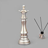 Deco Vezir Dekor - Gümüş - 38 cm
