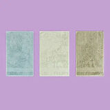 Soft Samantha 3'lü Havlu Seti - Mint / Haki / Mavi - 30x50 cm