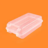 Midi Ayakkabı Kutusu - Şeffaf - 32x18 cm