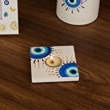 Deco Totemic Tealight Mum Ve Mumluk - Renkli - 10x10 cm