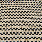 Soft Shiny Kırlent - Bej / Siyah - 45x45 cm