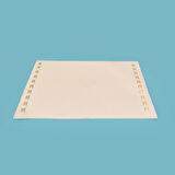 Kitchen Deri Amerikan Servis - Bej - 32x44 cm