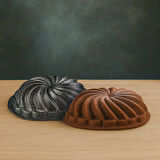 Kitchen Nirvana Baton Kek Kalıbı - Antrasit - 24 cm