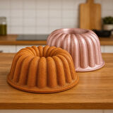 Kitchen Nirvana Kalın Dilimli Kek Kalıbı - Pembe - 24 cm