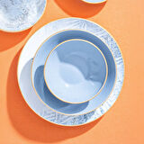 Lara 27 Parça Yemek Takımı - Renkli