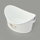 Kayık Ekmeklik - Beyaz - 24x18,5 cm