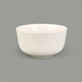 Bade 4'lü Porselen Çerezlik - Beyaz - 8 cm