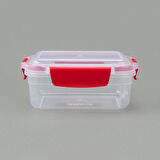 Diktdörtgen Kilitli Saklama Kabı - Asorti - 650 ml