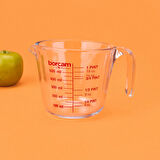 Borcam Ölçü Kabı - Şeffaf - 500 ml