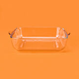 Borcam Fırın Tepsisi - Şeffaf - 26x22 cm