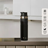 Kitchen Bireysel Termos - Siyah - 600 ml