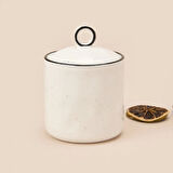 4'lü Porselen Baharatlık - Beyaz