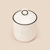 4'lü Porselen Baharatlık - Beyaz