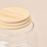 Siena Jar 3'lü Kavanoz Seti - Açık Kahverengi / Şeffaf