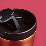 A638-02 Freedom Colours Termos - Rose Gold / Siyah - 550 ml