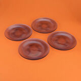 Kitchen 4'lü Tabak - Mavi - 21 cm