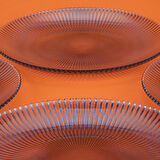 Kitchen 4'lü Tabak - Mavi - 21 cm