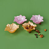 Kitchen Papatya 4'lü Çerezlik - Pembe - 10 cm