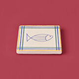 Kitchen Fish Bardak Altlığı - Renkli - 10 cm