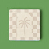 Kitchen Palm Bardak Altlığı - Renkli - 10 cm