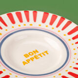 Kitchen Bon Appetit Çay Tabağı - Renkli - 13 cm
