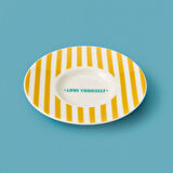 Kitchen Love Yourself Çay Tabağı - Sarı - 13 cm