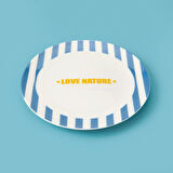 Kitchen Love Nature Tatlı Tabağı - Mavi - 19 cm