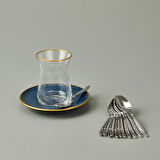 Imran Lizbon Model 12'li Çay Kaşığı - Gümüş - 11 cm