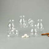 Borosilikat Cam Düz 6'lı Çay Bardağı - Şeffaf