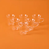 6'lı Çay Fincan Seti - Şeffaf - 170 ml