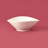 Yaprak Çerezlik - Beyaz - 11 cm