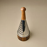 Akasya Hazneli Konik Rende - Kahverengi - 30x11 cm