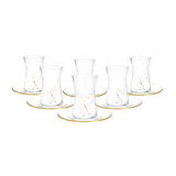 Dragonfly 12 Parça Çay Seti - Renkli - 170 ml